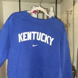 Blue Nike Kentucky University Crew Neck